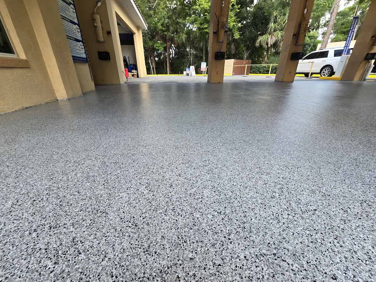 Coastal Garage Floors flake project