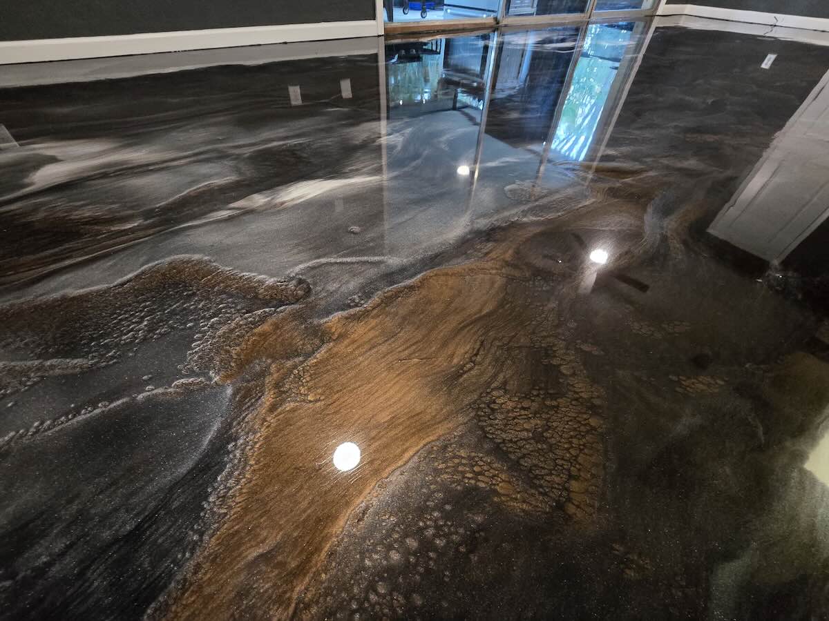 Coastal Garage Floors metallic project